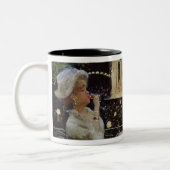 Abendessen bei Les Ambassadeurs, c.1882 Zweifarbige Tasse (Links)