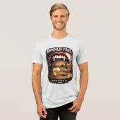 Abendessen-daneben Männer Bella+Canvas Tri-Blend Shirt (Vorderseite voll)