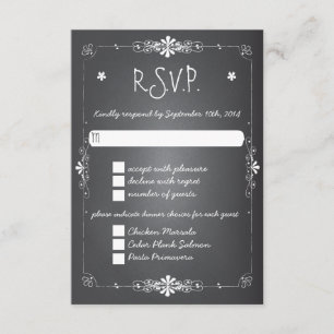 Abendessen der Tafel-Hochzeit UAWG Wartekarten-w RSVP Karte