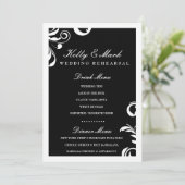 Abendessen des menükarte (Stehend Vorderseite)