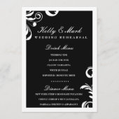 Abendessen des menükarte (Vorderseite)