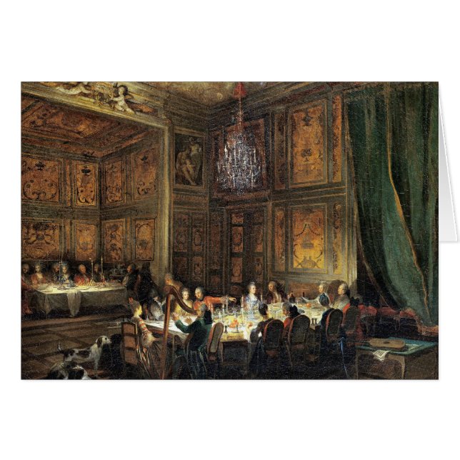 Abendessen des Prinzen von Conti im Tempel (Vorderseite (Horizontal))