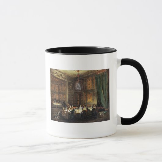 Abendessen des Prinzen von Conti im Tempel Tasse (Rechts)