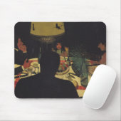 Abendessen durch Lamplight, 1899 Mousepad (Mit Mouse)