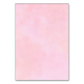 Abendessen Festlichkeiten Platzkarten | Rosa Set Tischnummer (Rückseite)