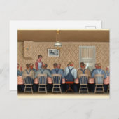 Abendessen für Schwellen von Grant Wood Postkarte (Vorne/Hinten)