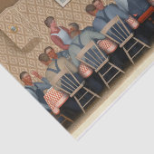 Abendessen für Schwellen von Grant Wood Seidenpapier (Ausschnitt)