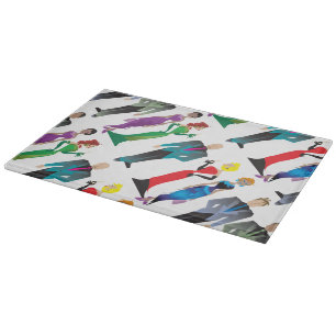 Abendessen Gast Glasschneideplatte Schneidebrett