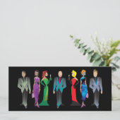 Abendessen Gast individuelle Einladung (Stehend Vorderseite)