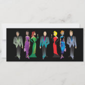 Abendessen Gast individuelle Einladung (Vorderseite)