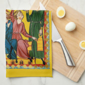 Abendessen Geschirrtuch (Viertel Falte)