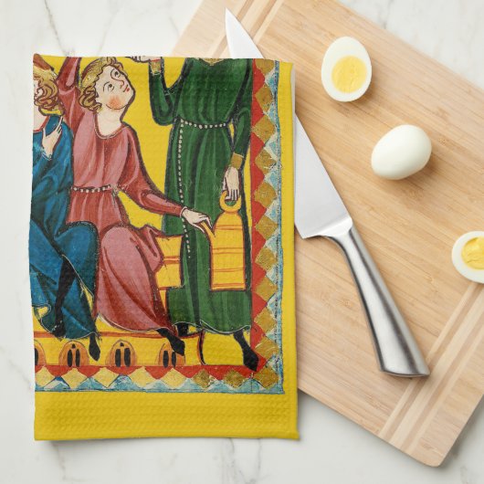 Abendessen Geschirrtuch (Viertel Falte)