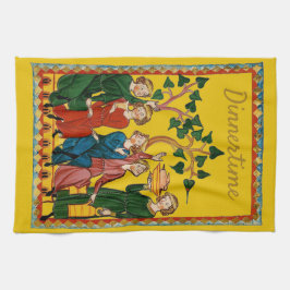 Abendessen Geschirrtuch