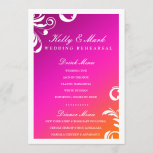 Abendessen-Getränk-Menü-wilder Sonnenuntergang des Menükarte