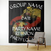 Abendessen Happy Hour Girls Boys Night Out 2024 We Wandteppich (Beispiel)