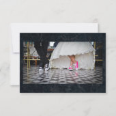 Abendessen Hochzeitskaffee UAWG RSVP Karte (Vorderseite)