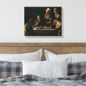 Abendessen im Emmaus, 1606 Leinwanddruck (Insitu (Schlafzimmer))
