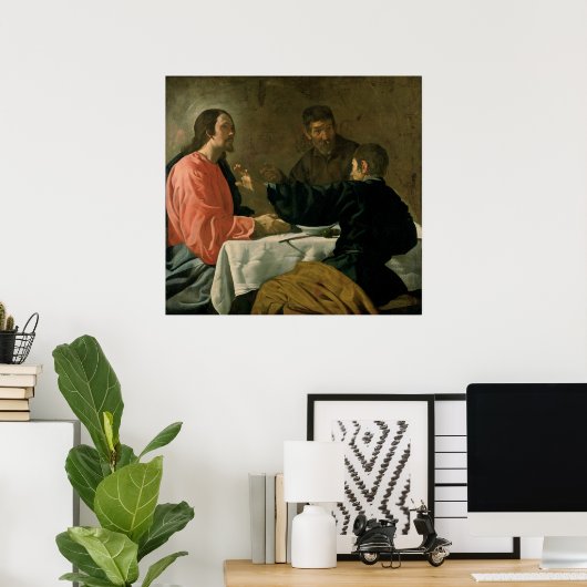 Abendessen im Emmaus, 1620 Poster (Heimbüro)