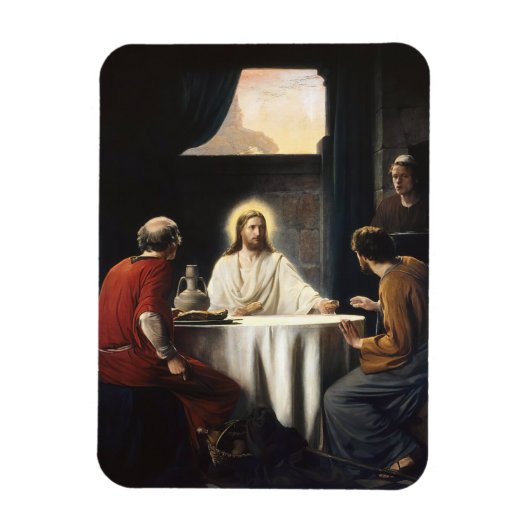 Abendessen im Emmaus Magnet (Vertikal)