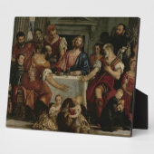 Abendessen im Emmaus (Öl auf Leinwand) Fotoplatte (Seite)
