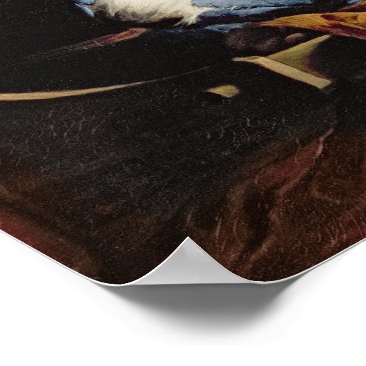 Abendessen im Emmaus Poster (Ecke)