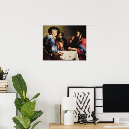 Abendessen im Emmaus Poster (Heimbüro)