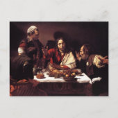 Abendessen im Emmaus Postkarte (Vorderseite)