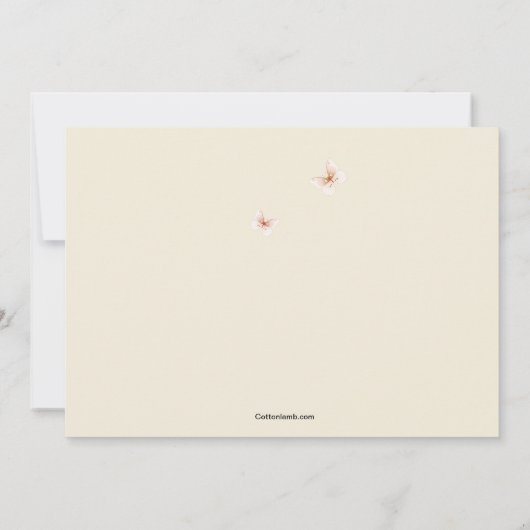 Abendessen im Freien Party Einladung (Rückseite)