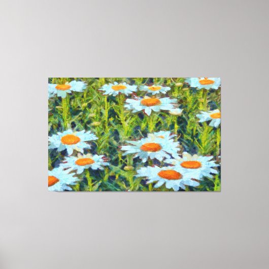 Abendessen im Garten Blumenstrauß Kunst und Kultur Leinwanddruck (Vorderseite)