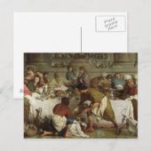Abendessen im Haus Simon, 1737 Postkarte (Vorne/Hinten)