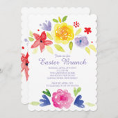 Abendessen im Osterfest Party Einladung (Vorne/Hinten)