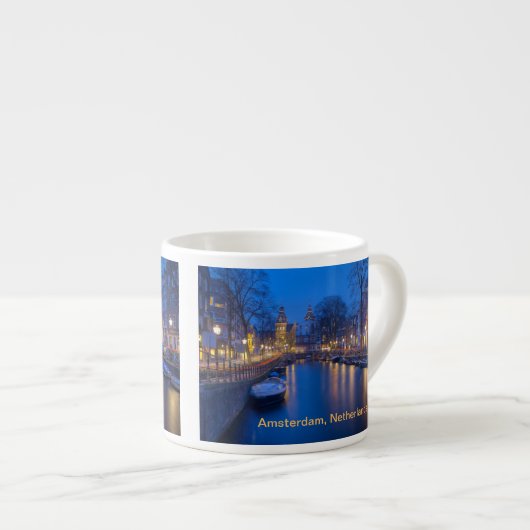 Abendessen in Amsterdam Espressotasse (Vorderseite Rechts)