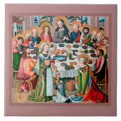 Abendessen in Bethany (M 055) Fliese (Vorderseite)