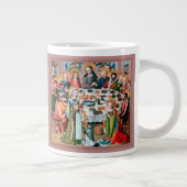 Abendessen in Bethany (M 055) Jumbo-Tasse (Rechts)