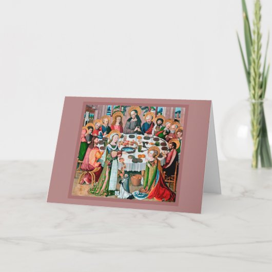 Abendessen in Bethany (M 055) Karte (Vorderseite)