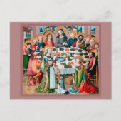 Abendessen in Bethany (M 055) Postkarte (Vorderseite)