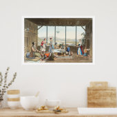 Abendessen in Delphi zu Ehren des Malers von Poster (Küche)