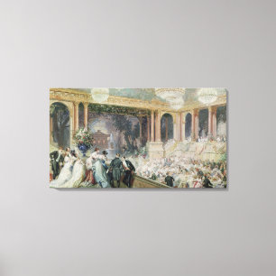 Abendessen in den Tuilerien, 1867 Leinwanddruck