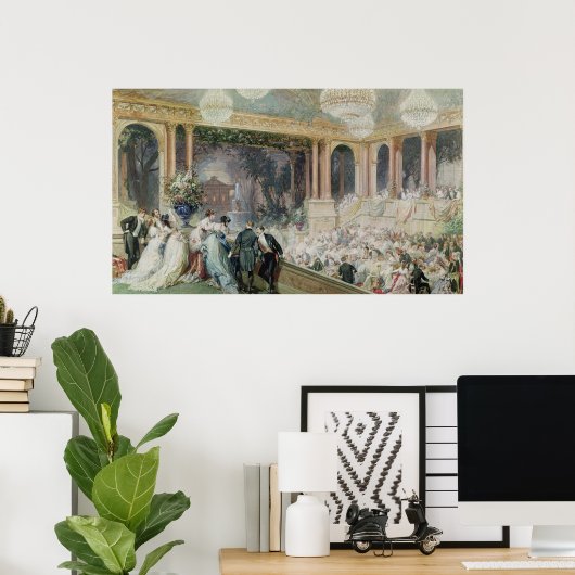 Abendessen in den Tuilerien, 1867 Poster (Heimbüro)