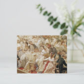 Abendessen in den Tuilerien, 1867 Postkarte (Stehend Vorderseite)