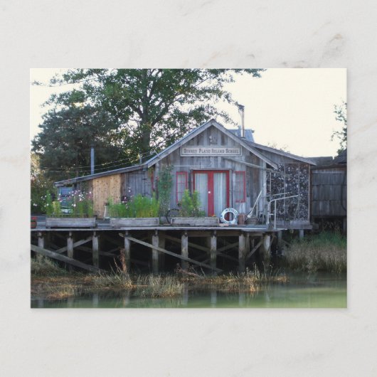 Abendessen Island School Postkarte (Vorderseite)