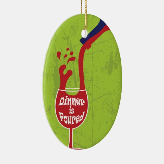 Abendessen ist gegossene Verzierung Keramikornament (Rechts)