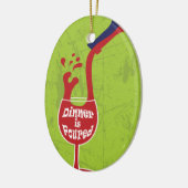 Abendessen ist gegossene Verzierung Keramikornament (Links)