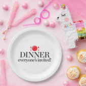 Abendessen jeder eingeladen pappteller (Party)