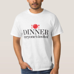 Abendessen jeder eingeladen T-Shirt