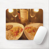 Abendessen-Mausunterlage der Kerze helle Mousepad (Mit Mouse)