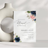 Abendessen mit blühender Probe Einladung