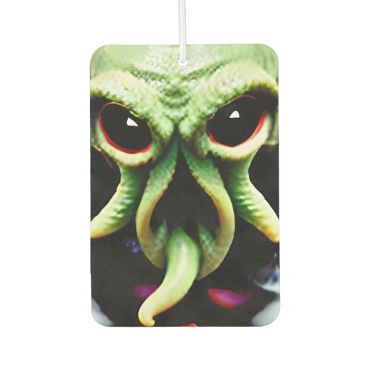 Abendessen mit Cthulhu Autolufterfrischer (Vorderseite)
