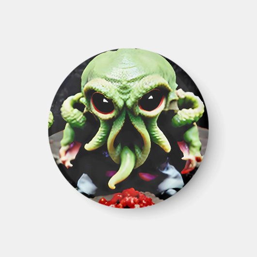 Abendessen mit Cthulhu Magnet (Vorne)