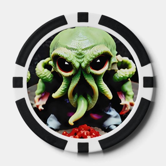 Abendessen mit Cthulhu Pokerchips (Vorderseite)